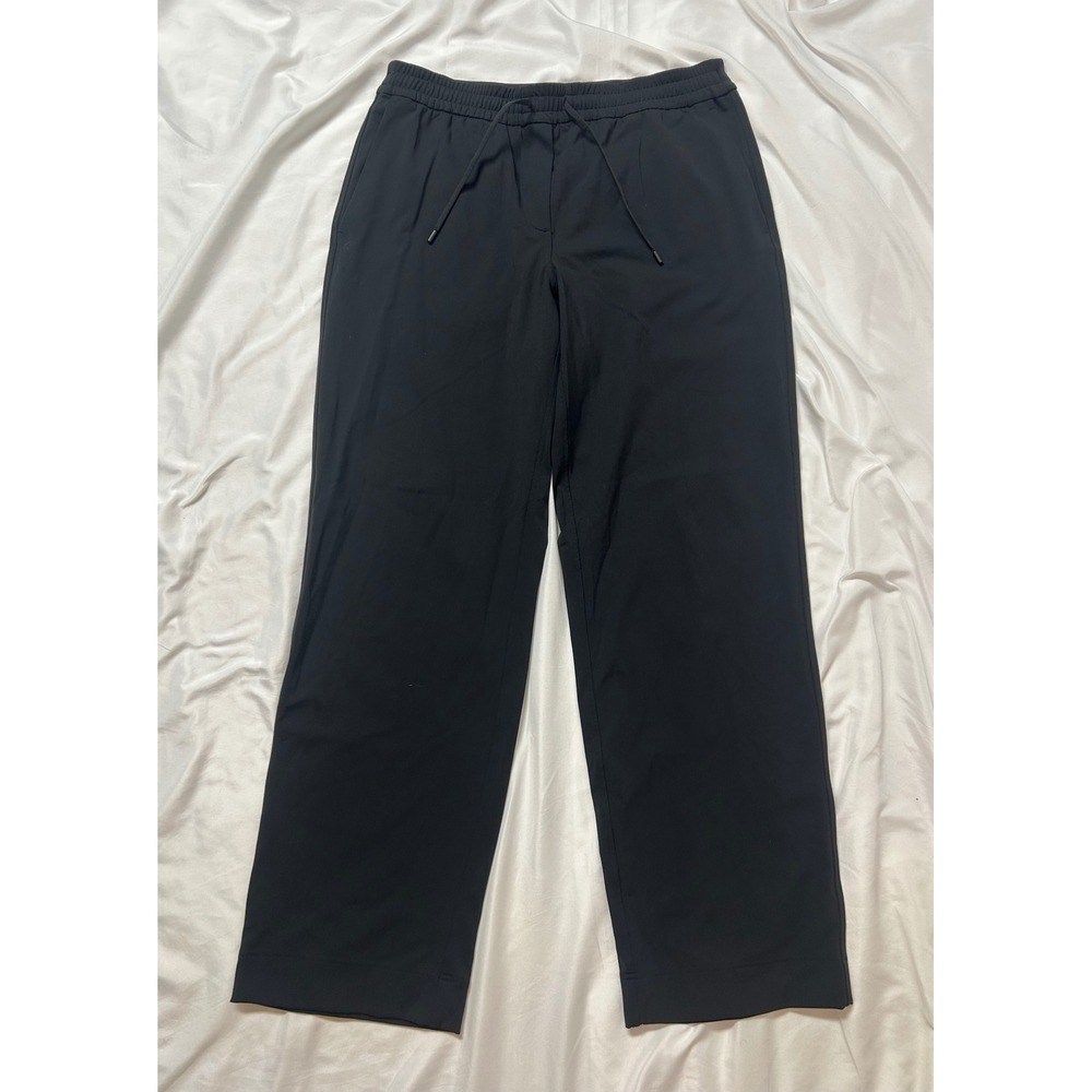 Lululemon Luxtreme Straight Leg Mid Rise Pants Black LW5FWWS Size L Yoga Luxury